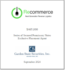 GSS Capital Group selected transaction — Recommerce · Sept2024